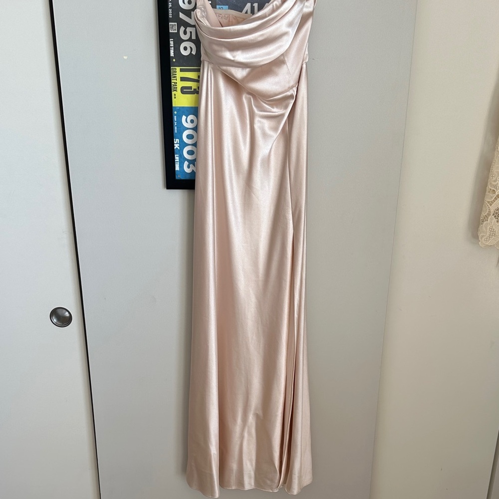 Birdy Grey Mia Dress - Shiny Satin Champagne